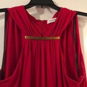 bright red Calvin Klein